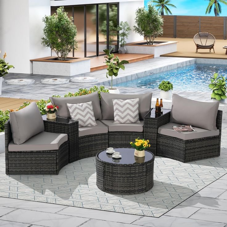 Patio Umbrella,7.5ft Outdoor Table Umbrella